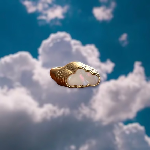 Gold plated Cloud 9 Ring ☁️ - Picture 4 of 4